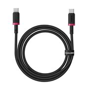 Cablu de Date USB-C, 100W, 2m - Baseus Dura - Red / Black
