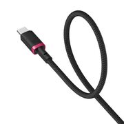 Cablu de Date USB-C, 100W, 2m - Baseus Dura - Red / Black