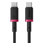 Cablu de Date USB-C, 100W, 2m - Baseus Dura - Red / Black