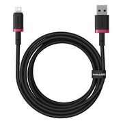 Cablu de Date USB la Lightning, 2.4A, 2m - Baseus Dura - Negru