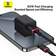Cablu de Date USB la Type-C, 60W, 2m - Baseus Dura - Negru