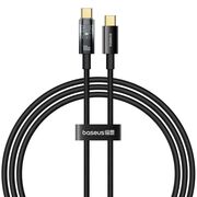 Cablu Type-C, Auto Shutdown, 100W, 2m - Baseus Explorer - Cluster Black