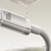 Cablu USB, Type-C, 100W, 2m - Baseus Titanium - Silver