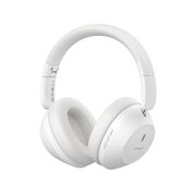 Casti Over-Ear, Sound Isolation, Bletooth 5.3, Foldable, Bass 30 Max, Type-C - Baseus Bass 30 Max - Moon White