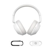 Casti Over-Ear, Sound Isolation, Bletooth 5.3, Foldable, Bass 30 Max, Type-C - Baseus Bass 30 Max - Moon White