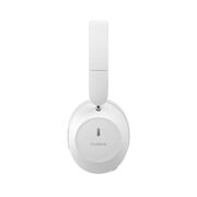 Casti Over-Ear, Sound Isolation, Bletooth 5.3, Foldable, Bass 30 Max, Type-C - Baseus Bass 30 Max - Moon White