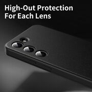 Husa pentru  Samsung Galaxy S23 Plus  Smart Window View Tip Carte – Design Premium, Vizualizare Inteligenta, Protectie 360°, Card Slot, Textura Mata Eleganta - Negru