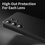 Husa pentru  Samsung Galaxy S23 Ultra 5G Smart Window View Tip Carte – Design Premium, Vizualizare Inteligenta, Protectie 360°, Card Slot, Textura Mata Eleganta - Negru
