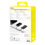 Power Bank 20000mAh, 20W, Cablu Incorporat Type-C - Baseus Bipow 2 - Negru