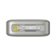 Power Bank 20000mAh, 65W, Cablu Incorporat Type-C - Baseus Free2Pull - Gri