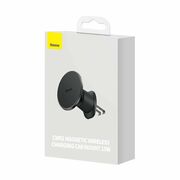 Suport Auto Grila de Ventilatie, Magnetic, 15W, 360° - Baseus - Negru