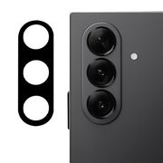 Folie de protectie camera pentru  Samsung Galaxy Z Fold 7 din sticla securizata, Full Cover, Rezistenta 9H, Anti-Zgârieturi, montare usoara - Negru
