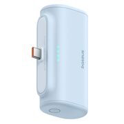 Acumulator Extern Type-C, 20W, 5000mAh + Cablu Type-C - Baseus - Blue