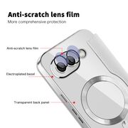 Husa pentru  Google Pixel 9A EliteBook Executive Tip Carte cu Protectie RFID, Compatibilitate MagSafe si protectie lentile Transparent - Argintiu