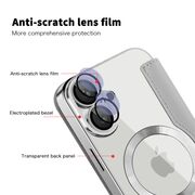 Husa pentru  iPhone 16 Plus EliteBook Executive Tip Carte cu Protectie RFID, Compatibilitate MagSafe si protectie lentile Transparent - Argintiu