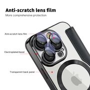 Husa pentru  iPhone 16 Pro EliteBook Executive Tip Carte cu Protectie RFID, Compatibilitate MagSafe si protectie lentile Transparent - Negru