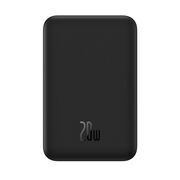 Acumulator Extern Type-C, Incarcare Wireless, 20W, 20000mAh + Cablu Type-C, 30cm - Baseus Mini - Negru