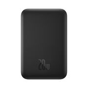 Acumulator Extern Type-C, Incarcare Wireless, 20W, 6000mAh + Cablu Type-C, 30cm - Baseus Mini Air - Negru