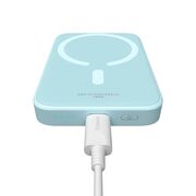 Acumulator Extern Type-C, Incarcare Wireless, 20W, 6000mAh + Cablu Type-C, 30cm - Baseus Mini Air  - Blue