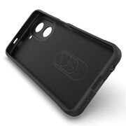 Husa pentru  Xiaomi Redmi A5 4G Liquid Silicone, Microfibre Lining, Non-Slip Airbag Design, Negru