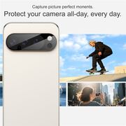 Folie de protectie camera pentru  Google Pixel 10 Pro XL din sticla securizata, Full Cover, Rezistenta 9H, Anti-Zgârieturi, montare usoara - Negru