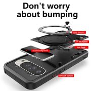 Husa pentru  Google Pixel 10 Pro XL cu protecție pentru cameră și suport magnetic integrat Ring Shockproof, Rosu