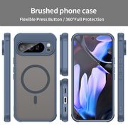Husa pentru  Google Pixel 10 Pro XL cu protectie pentru lentile si MagSafe EasyCharge, Ghost Series Anti-ingalbenire, frosted - Albastru