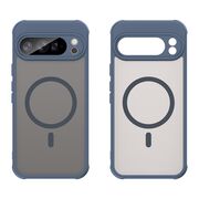Husa pentru  Google Pixel 10 Pro XL cu protectie pentru lentile si MagSafe EasyCharge, Ghost Series Anti-ingalbenire, frosted - Albastru