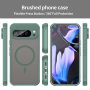 Husa pentru  Google Pixel 10 Pro XL cu protectie pentru lentile si MagSafe EasyCharge, Ghost Series Anti-ingalbenire, frosted - Verde