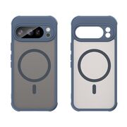 Husa pentru  Google Pixel 10 Pro cu protectie pentru lentile si MagSafe EasyCharge, Ghost Series Anti-ingalbenire, frosted - Albastru