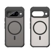 Husa pentru  Google Pixel 10 cu protectie pentru lentile si MagSafe EasyCharge, Ghost Series Anti-ingalbenire, frosted - Negru