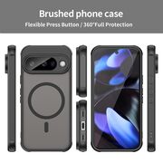 Husa pentru  Google Pixel 10 cu protectie pentru lentile si MagSafe EasyCharge, Ghost Series Anti-ingalbenire, frosted - Negru