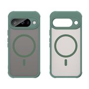 Husa pentru  Google Pixel 10 cu protectie pentru lentile si MagSafe EasyCharge, Ghost Series Anti-ingalbenire, frosted - Verde