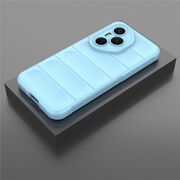 Husa pentru  Honor 400 Pro Liquid Silicone, Microfibre Lining, Non-Slip Airbag Design, Albastru deschis