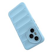 Husa pentru  Honor 400 Pro Liquid Silicone, Microfibre Lining, Non-Slip Airbag Design, Albastru deschis
