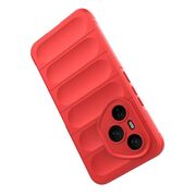 Husa pentru  Honor 400 Pro Liquid Silicone, Microfibre Lining, Non-Slip Airbag Design, Rosu