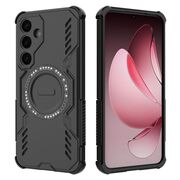 Husa pentru  Samsung Galaxy S25+ TitanGuard MagGrip Ultra-Rezistenta cu Protectie Camera, Colturi Ranforsate si Compatibilitate MagSafe - Negru