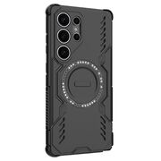Husa pentru  Samsung Galaxy S25 Ultra TitanGuard MagGrip Ultra-Rezistenta cu Protectie Camera, Colturi Ranforsate si Compatibilitate MagSafe - Negru