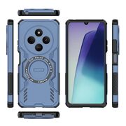 Husa pentru  Xiaomi Redmi 14C TitanGuard MagGrip Ultra-Rezistenta cu Protectie Camera, Colturi Ranforsate si Compatibilitate MagSafe - Albastru