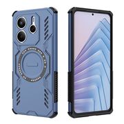 Husa pentru  Xiaomi Redmi Note 14 5G TitanGuard MagGrip Ultra-Rezistenta cu Protectie Camera, Colturi Ranforsate si Compatibilitate MagSafe - Albastru