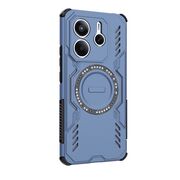 Husa pentru  Xiaomi Redmi Note 14 5G TitanGuard MagGrip Ultra-Rezistenta cu Protectie Camera, Colturi Ranforsate si Compatibilitate MagSafe - Albastru