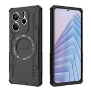 Husa pentru  Xiaomi Redmi Note 14 5G TitanGuard MagGrip Ultra-Rezistenta cu Protectie Camera, Colturi Ranforsate si Compatibilitate MagSafe - Negru