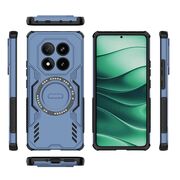 Husa pentru  Xiaomi Redmi Note 14 Pro 5G TitanGuard MagGrip Ultra-Rezistenta cu Protectie Camera, Colturi Ranforsate si Compatibilitate MagSafe - Albastru