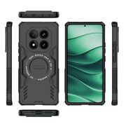 Husa pentru  Xiaomi Redmi Note 14 Pro 5G TitanGuard MagGrip Ultra-Rezistenta cu Protectie Camera, Colturi Ranforsate si Compatibilitate MagSafe - Negru