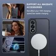 Husa pentru OnePlus Nord 5 cu protectie pentru lentile si MagSafe EasyCharge, Ghost Series Anti-ingalbenire, frosted - Negru