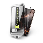 Set 2 x Folie sticla Premium pentru  iPhone 14 Pro Max ClearShield Ultra HD, Aplicare Usoara Easy Install+, Claritate Cristalina, Anti-soc & Anti-Zgarieturi - margini negre
