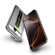 Set 2 x Folie sticla Premium pentru  iPhone 14 Pro Max ClearShield Ultra HD, Aplicare Usoara Easy Install+, Claritate Cristalina, Anti-soc & Anti-Zgarieturi - margini negre