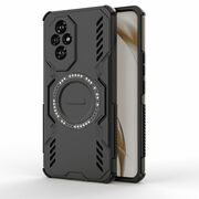 Husa pentru  Honor 200 TitanGuard MagGrip Ultra-Rezistenta cu Protectie Camera, Colturi Ranforsate si Compatibilitate MagSafe - Negru