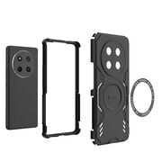 Husa pentru  Honor Magic 7 Lite TitanGuard MagGrip Ultra-Rezistenta cu Protectie Camera, Colturi Ranforsate si Compatibilitate MagSafe - Negru