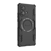 Husa pentru  Motorola Edge 40 NEO TitanGuard MagGrip Ultra-Rezistenta cu Protectie Camera, Colturi Ranforsate si Compatibilitate MagSafe - Negru